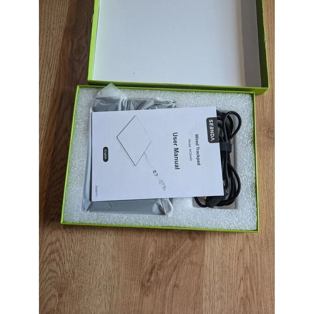 Seenda MOS400  Portable Ultra Slim Wired Trackpad With‎ Manual, Black